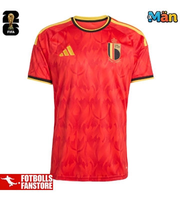 Belgien Hemmatröja VM 2026 Kortärmad